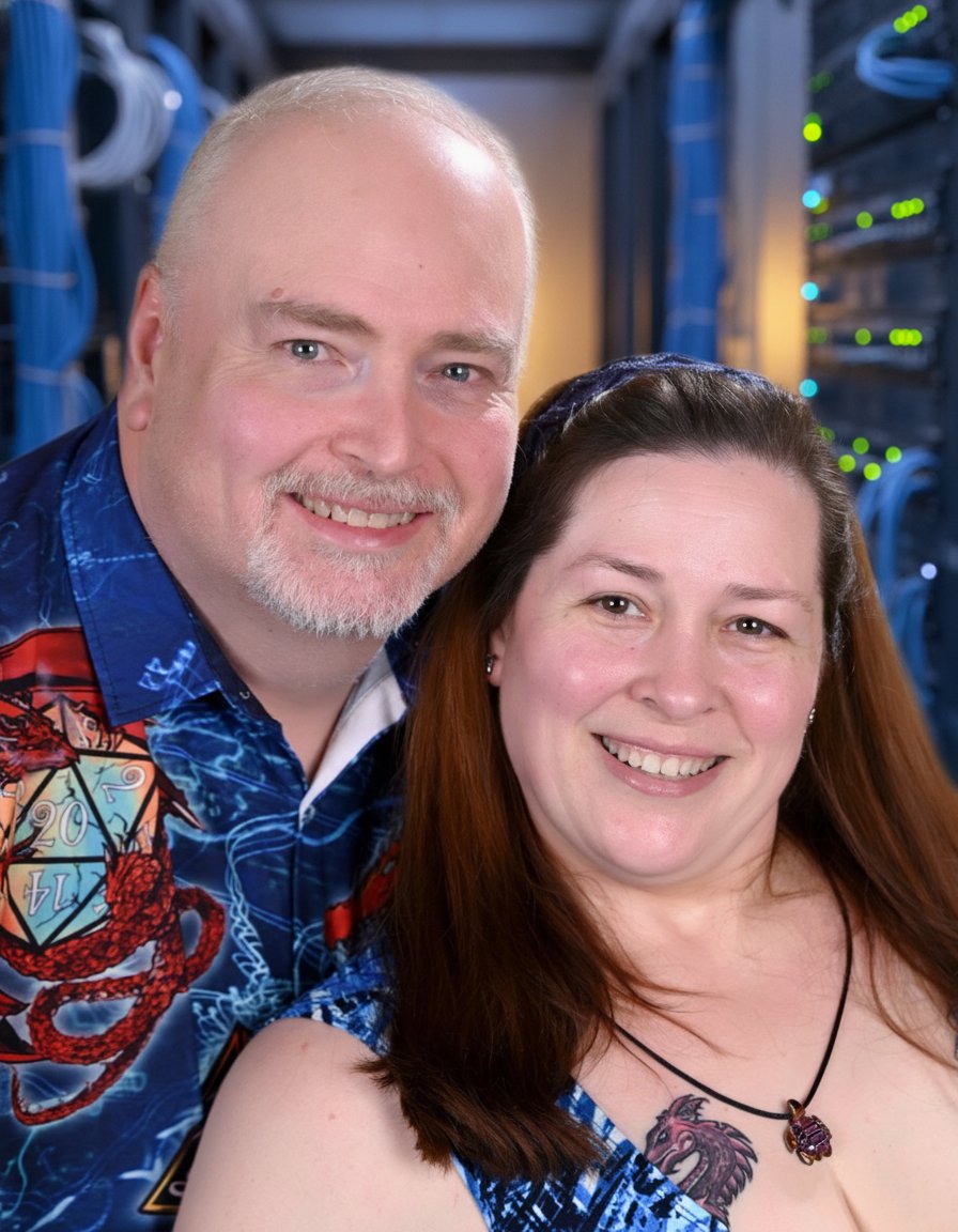 Richard and Judy Hughes, owners of Computer Network Services